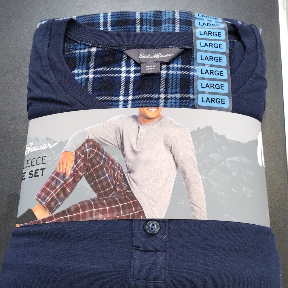 Eddie Bauer cozy fleece lounge set